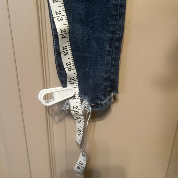 American Eagle Outfitters Blue Skinny Distressed Jeans - Picture 5 of 6